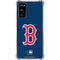 MLB Boston Red Sox - Solid Distressed Galaxy S20 FE Clear Case